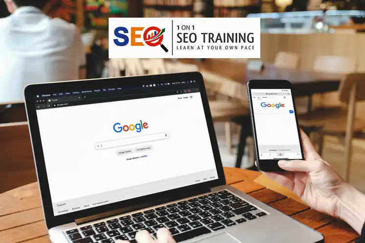 A Laptop and A Cellphone showing How To Do Better On Google Search