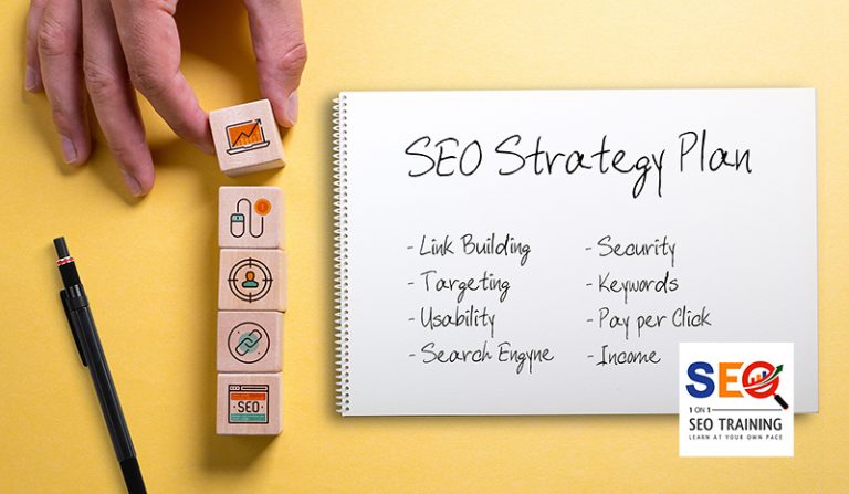 An Illustration Showing Online Training Strategy For SEO