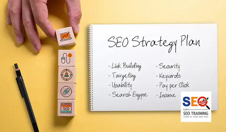 An Illustration Showing Online Training Strategy For SEO