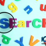 group of letters scattered with magnifying glass on word SEARCH promoting the big truth behind search intent and keywords - SEO training